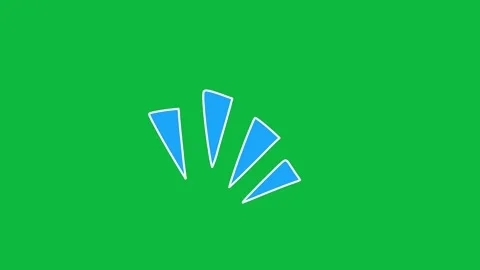 Hand Drawn Sharp Accent Line Burst 2D Green Screen Motion Graphic Overlay Stock Footage 342398051