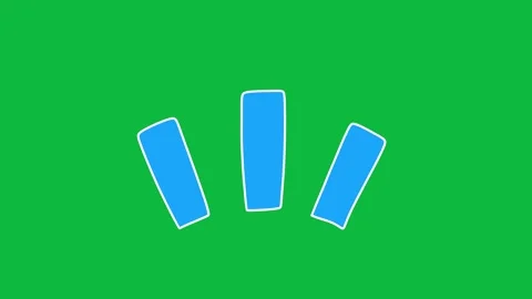Hand Drawn Sharp Accent Line Burst 2D Green Screen Motion Graphic Overlay Stock Footage 342398233