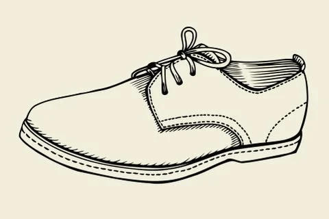 Hand drawn Shoe イラスト素材