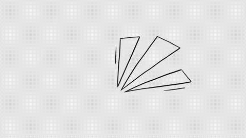 Hand drawn simple line doodles set minimal organic shapes and abstract decorativ Vidéo 337061067