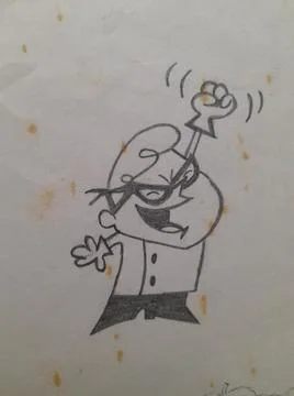Hand Drawn Sketch of Dexter Stock Photos