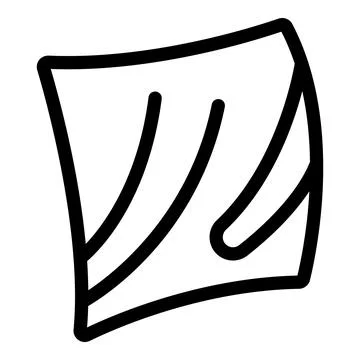 Hand drawn sketch representing a slice of delicious and tasty ham Stock Illustration