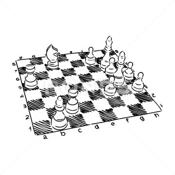 Hand-drawn sketch set of Chess pieces vector illustration 21980020 Vector  Art at Vecteezy