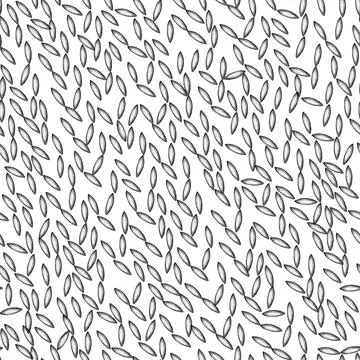Hand drawn small knit design seamless pattern. Ink texture with knitting. Stock Illustration