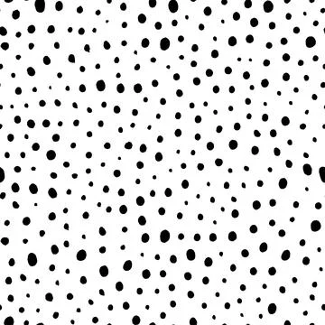 Hand drawn small specks vector seamless pattern. Stock Illustration