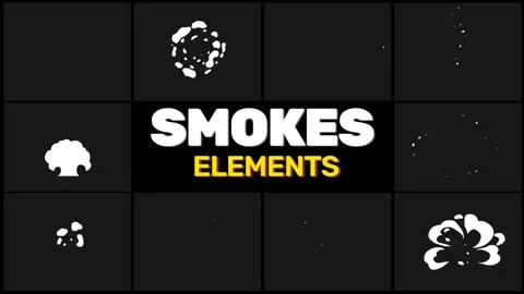 Hand Drawn Smoke  After Effects素材