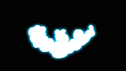 Hand Drawn Smoke Elements And Transitions Motion Graphics Stock Footage 103661490