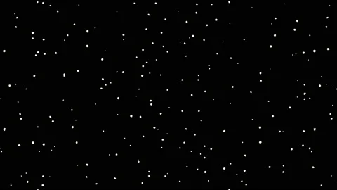 Hand Drawn Snaw Fall Motion Graphic Background with Twinkling Snowflakes Stock Footage 219606052