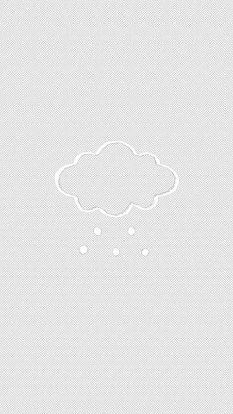 Hand Drawn Snow Cloud Doodle Animation on Transparent Background Stock Footage 340598457