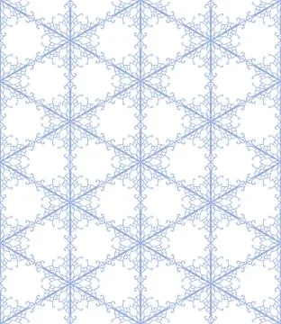Hand drawn snowflake pattern Illustrazione stock