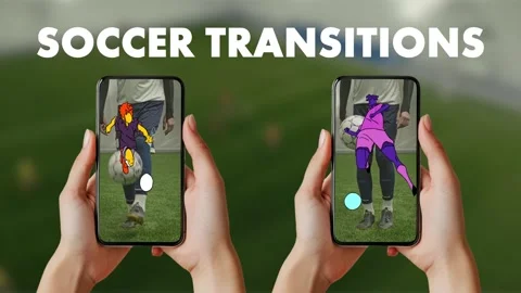 Hand Drawn Soccer Transitions for After Effects Stock After Effects