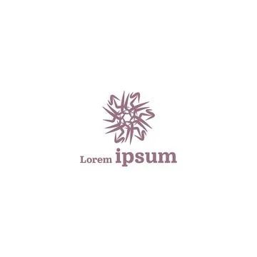 Hand Drawn Soft Logo Creative Company Design EPS10 Stock Illustration