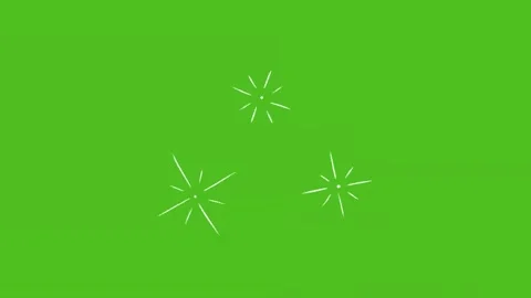 Hand drawn sparkles on trasparent and chromakey background Stock Footage 138720503