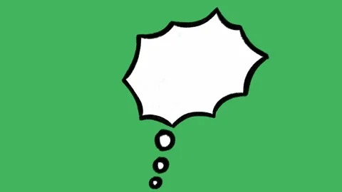 Hand-Drawn Speech Bubble animation on Green Screen | Comic Book Chat Box 스톡 동영상 318317490