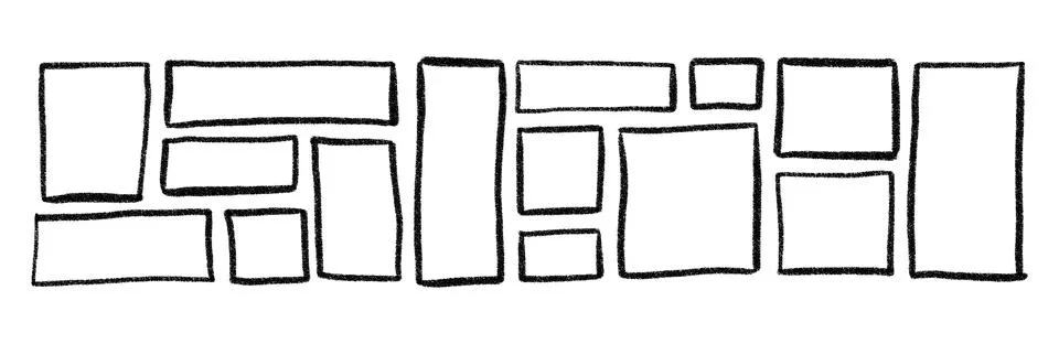 Hand-drawn speech bubbles with organic textbox shapes. Doodle-style dialog 库存插图