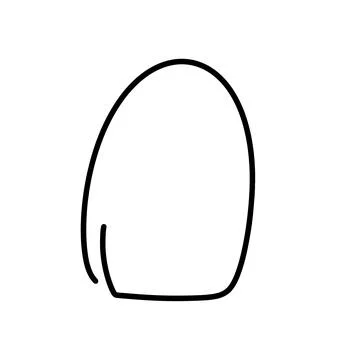 Hand drawn square and round frame line sketch. Vector circular scribble doodle Stock Illustration