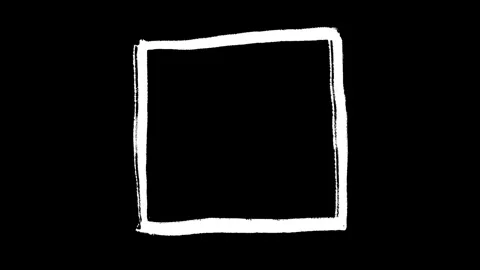 Hand drawn square shape in sketch doodle style. Stock-Footage 282711253