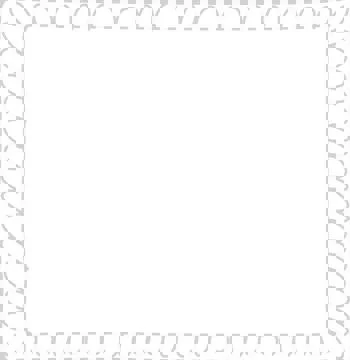 Hand drawn square white frames Stock Illustration