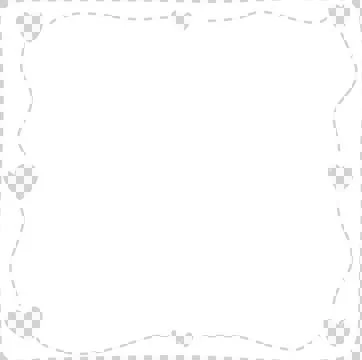 Hand drawn square white frames Stock Illustration