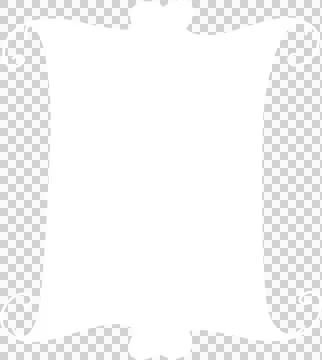 Hand drawn square white frames Stock Illustration