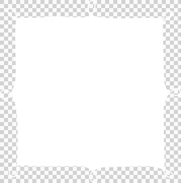 Hand drawn square white frames Stock Illustration