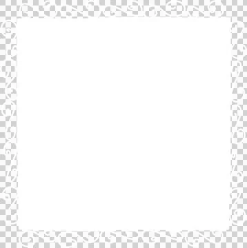 Hand drawn square white frames Stock Illustration