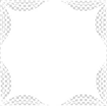 Hand drawn square white frames Stock Illustration