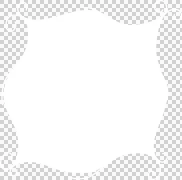 Hand drawn square white frames Stock Illustration