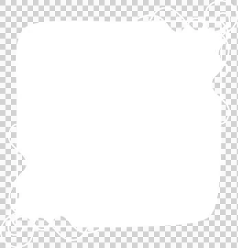 Hand drawn square white frames Stock Illustration