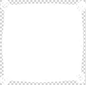 Hand drawn square white frames Illustrazione stock