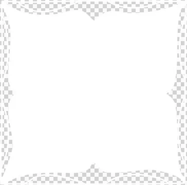Hand drawn square white frames Stock Illustration