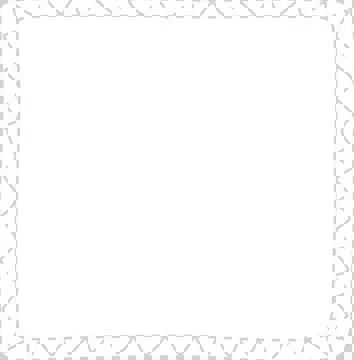 Hand drawn square white frames Stock Illustration