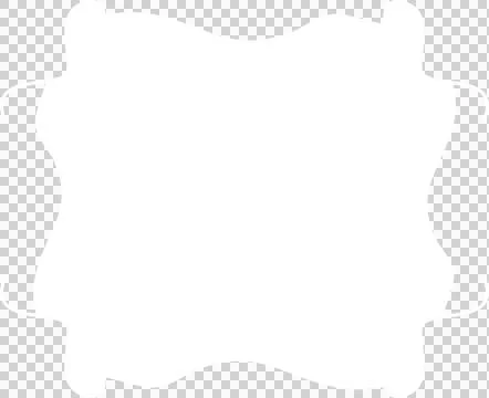 Hand drawn square white frames Stock Illustration