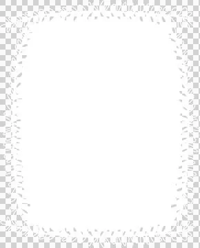 Hand drawn square white frames Stock Illustration