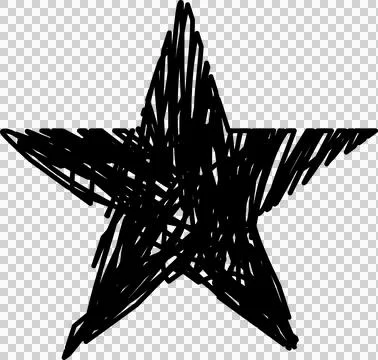 Hand drawn star Stock Photos