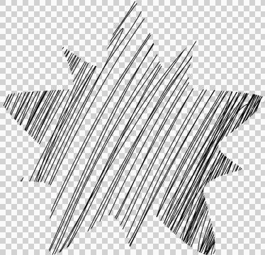 Hand drawn star Stock Photos