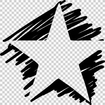Hand drawn star Stock Photos