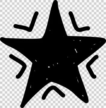 Hand drawn star Stock Photos