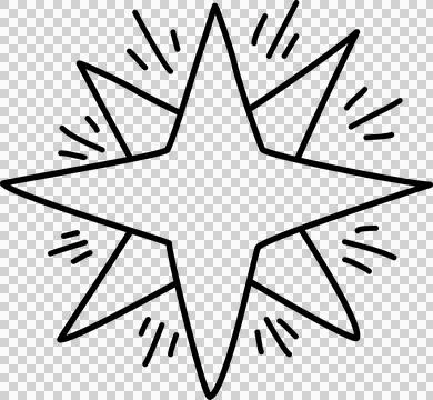 Hand drawn star Stock Photos