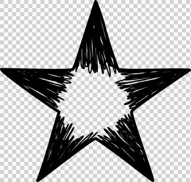 Hand drawn star Stock Photos