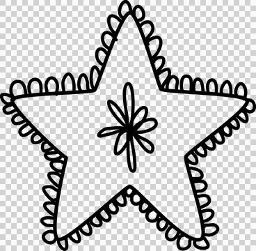 Hand drawn star Stock Photos