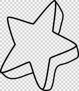 Hand drawn star Stock Photos