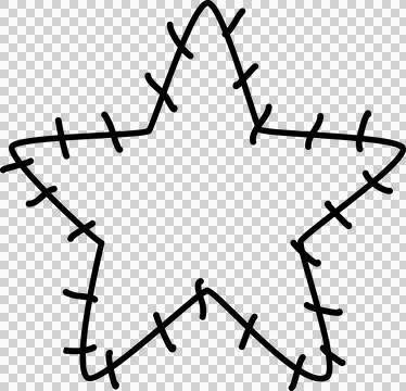 Hand drawn star Stock Photos