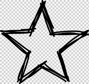 Hand drawn star Stock Photos