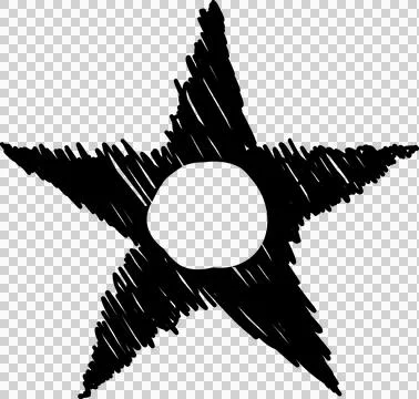 Hand drawn star Stock Photos