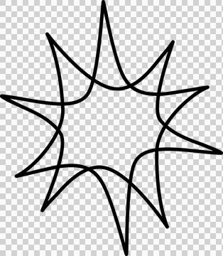 Hand drawn star Stock Photos