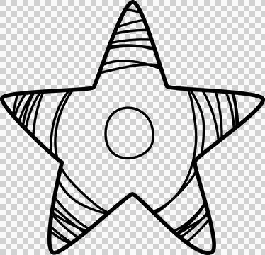Hand drawn star Stock Photos
