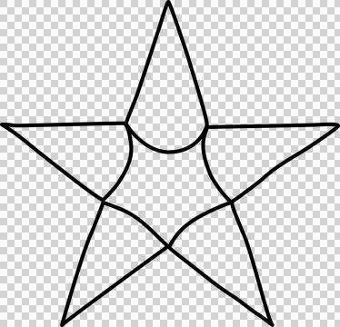 Hand drawn star Stock Photos