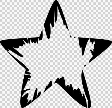 Hand drawn star Stock Photos