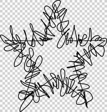 Hand drawn star Stock Photos